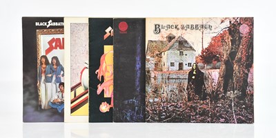 Lot 91 - BLACK SABBATH; five albums comprising Black...