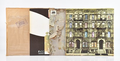 Lot 145 - LED ZEPPELIN; four albums comprising IV (HATS...