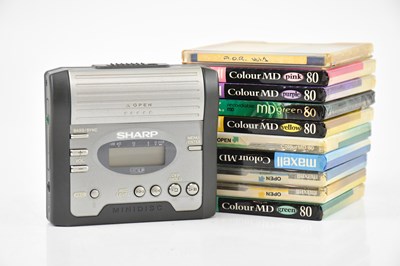 Lot 167 - MINIDISC; a Sharp MDLP Minidisc player, with...