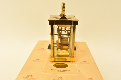 Lot 85 - MATTHEW NORMAN, SWITZERLAND; a brass and...