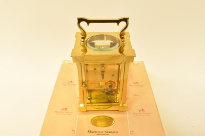 Lot 85 - MATTHEW NORMAN, SWITZERLAND; a brass and...