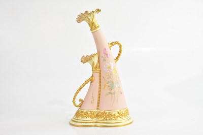 Lot 1681 - ROYAL CROWN DERBY; an asthetic movement double...