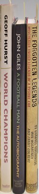 Lot 422 - MANCHESTER UNITED; three signed books,...