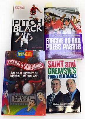 Lot 424 - Four football related books, comprising Saint...