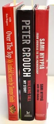 Lot 421 - LIVERPOOL FC; three signed books, comprising...