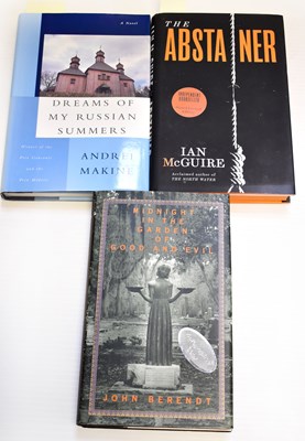 Lot 467 - Three signed novels, comprising John Berendt...