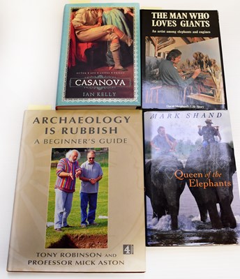 Lot 437 - Four signed books, comprising Mark Shand...