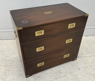 Lot 68 - BEVAN FUNNELL; a reproduction three drawer...