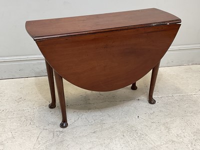 Lot 191 - A 19th century mahogany drop-leaf table,...