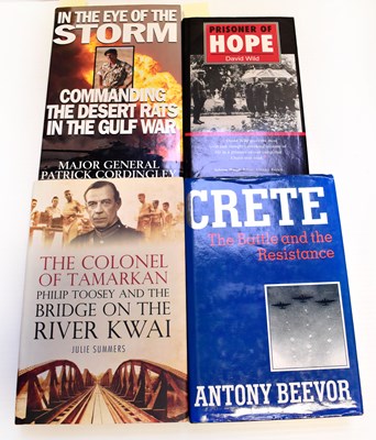Lot 440 - Four military themed signed books, comprising...