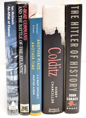 Lot 443 - Five WWII themed signed books, comprising John...