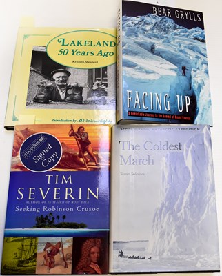 Lot 442 - Four signed books, comprising Bear Grylls...