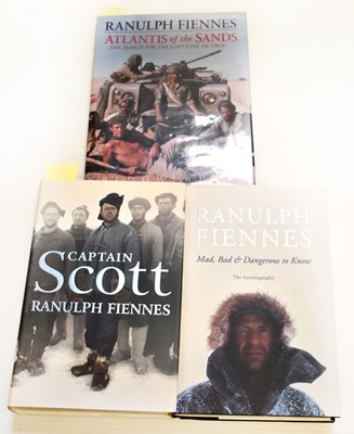 Lot 441 - RANULPH FIENNES; three signed books,...