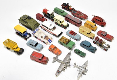 Lot 294 - A small collection of playworn diecast vehicles