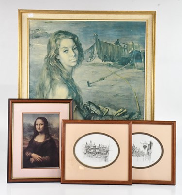 Lot 1030 - AFTER WILLIAM GELDART; two prints of Chester...