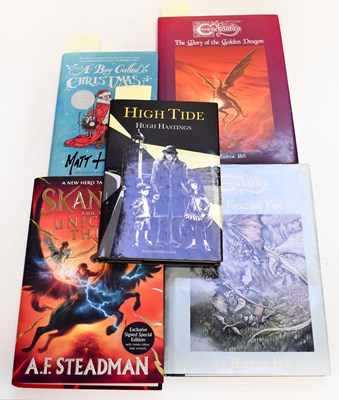 Lot 446 - ANDREW BILL; two signed 'Enchantica' novels,...