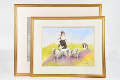Lot 1139 - ROSEMARIE DE GOEDE; mixed media, figures...