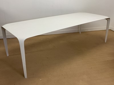 Lot 745 - B & B ITALIA; a moulded substantial white...