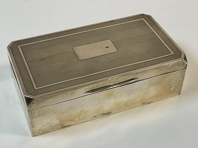 Lot 496 - W T TOGHILL & CO; a George VI hallmarked...