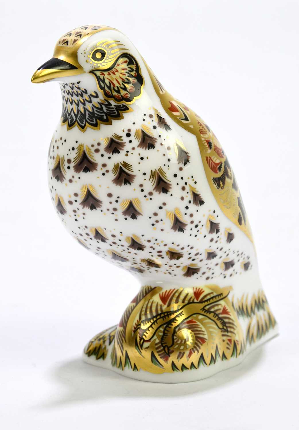 Lot 664 ROYAL CROWN DERBY; a paperweight, 'Song