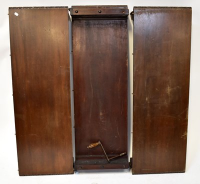 Lot 21 - A Victorian mahogany oval wind-out dining...