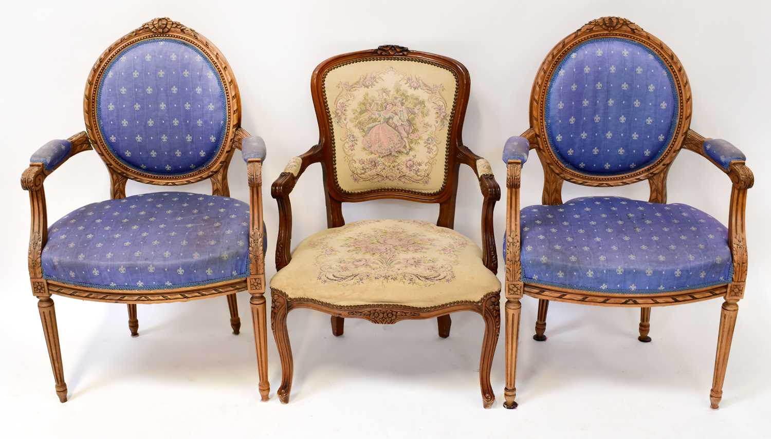 Lot 25 - A pair of reproduction carved cameo back...