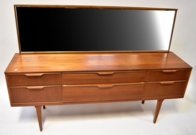 Lot 2 - AUSTIN SUITE; a mid-20th century teak dressing...