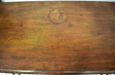 Lot 30 - A mahogany rectangular side table, with carved...
