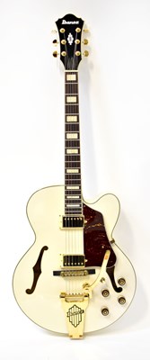 Lot 485 - IBANEZ; an AF75TDG-IV-12-04 six-string...