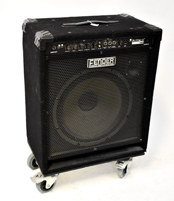 Lot 496 - FENDER; a Rumble 100 power base amplifier,...