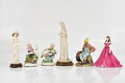Lot 1661 - COALPORT; a 'Celebration Time' figure,...