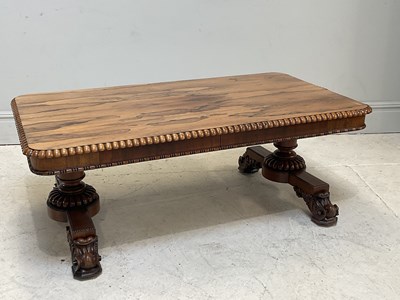 Lot 207 - A Victorian rosewood coffee table, height 55cm,...