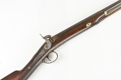 Lot 1396 - A 19th century percussion cap rifle, overall...