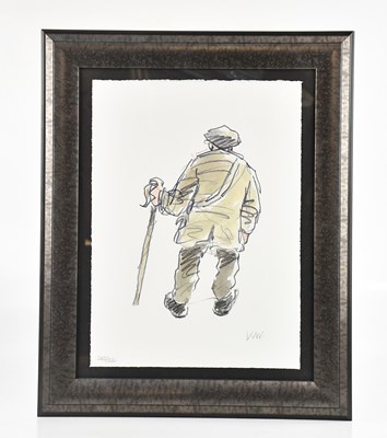Lot 1125 - SIR KYFFIN WILLIAMS RA (1918-2006); a pencil...