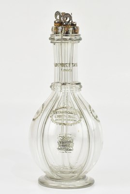 Lot 1784 - HUMPHREY TAYLOR; a four section decanter,...