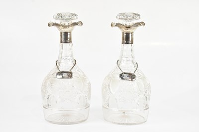 Lot 491 - W & C SISSONS; a pair of George V hallmarked...