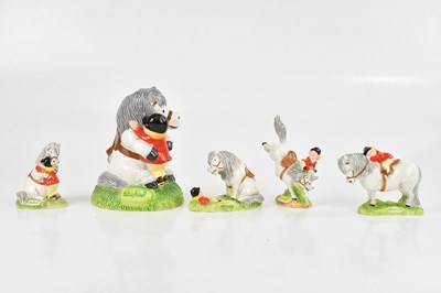 Lot 1649 - BESWICK; a group of four Norman Thelwell...
