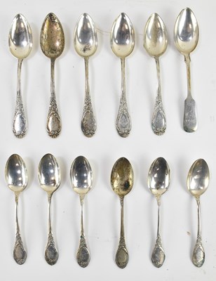 Lot 1108 - A quantity of 800 grade silver flatware,...