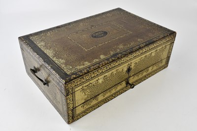 Lot 2165 - A Cantonese black and gold lacquered 19th...