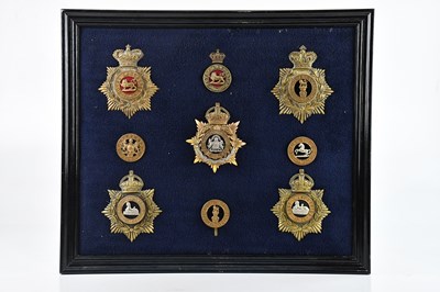 Lot 1237 - A collection of Victorian Lancashire helmet...