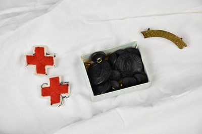 Lot 2433 - A Red Cross uniform, together with Red Cross...