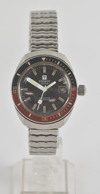 Lot 1400 - TISSOT; a 1960s/1970s gentleman's stainless...