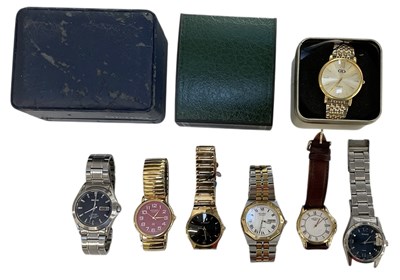 Lot 1421 - Seven assorted lady's and gentleman's designer...