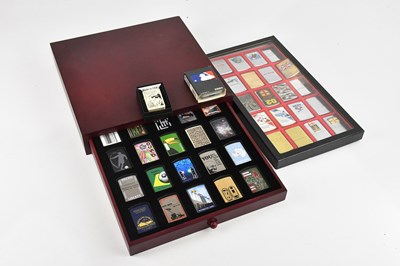 Lot 359 - ZIPPO; a collection of forty-six lighters,...