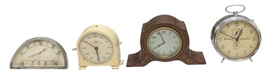 Lot 81 - A group of four mantel clocks and timepieces...