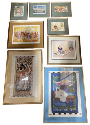 Lot 201 - GILA HOLT (1910-2004); a collection of eight...