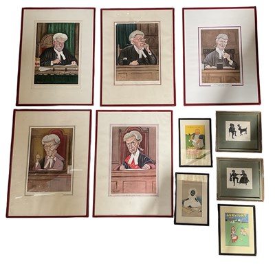 Lot 225 - AFTER RALPH SALLON; five prints comprising...