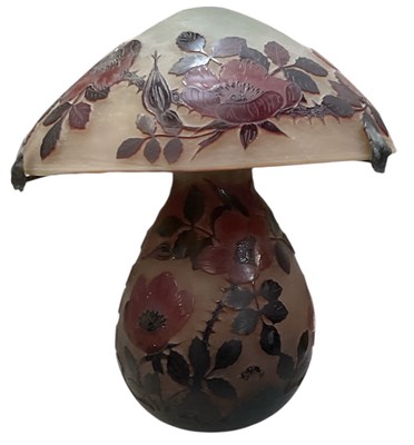 Lot 68 - IN THE STYLE OF ÉMILE GALLÉ; an Art Nouveau...