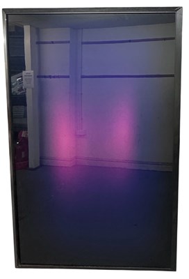 Lot 129 - UNATTRIBUTED; a modern abstract mirrored...