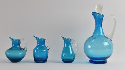 Lot WHITEFRIARS; a 1960s/1970s kingfisher blue...